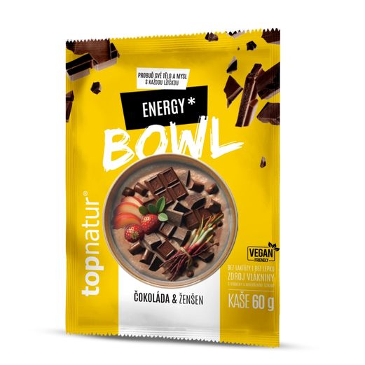 BOWL kaša Čokoláda a Ženšen - Energy 60g