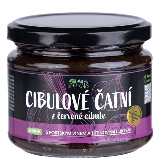 Čatní z červenej cibule JEMNÉ 250g